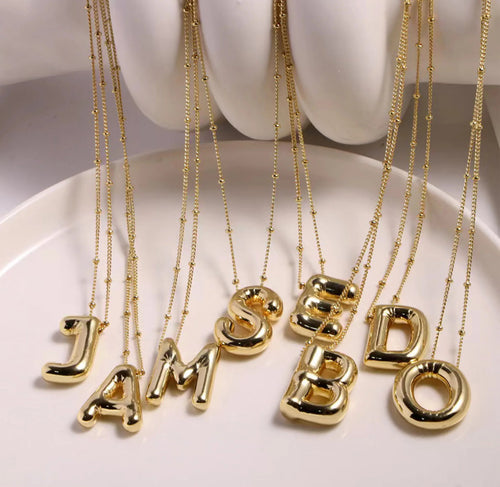 Bubble Letter Necklace