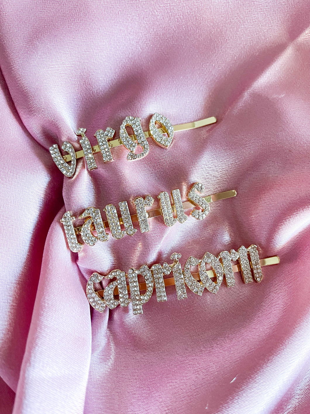 Zodiac Sign Hair Pins